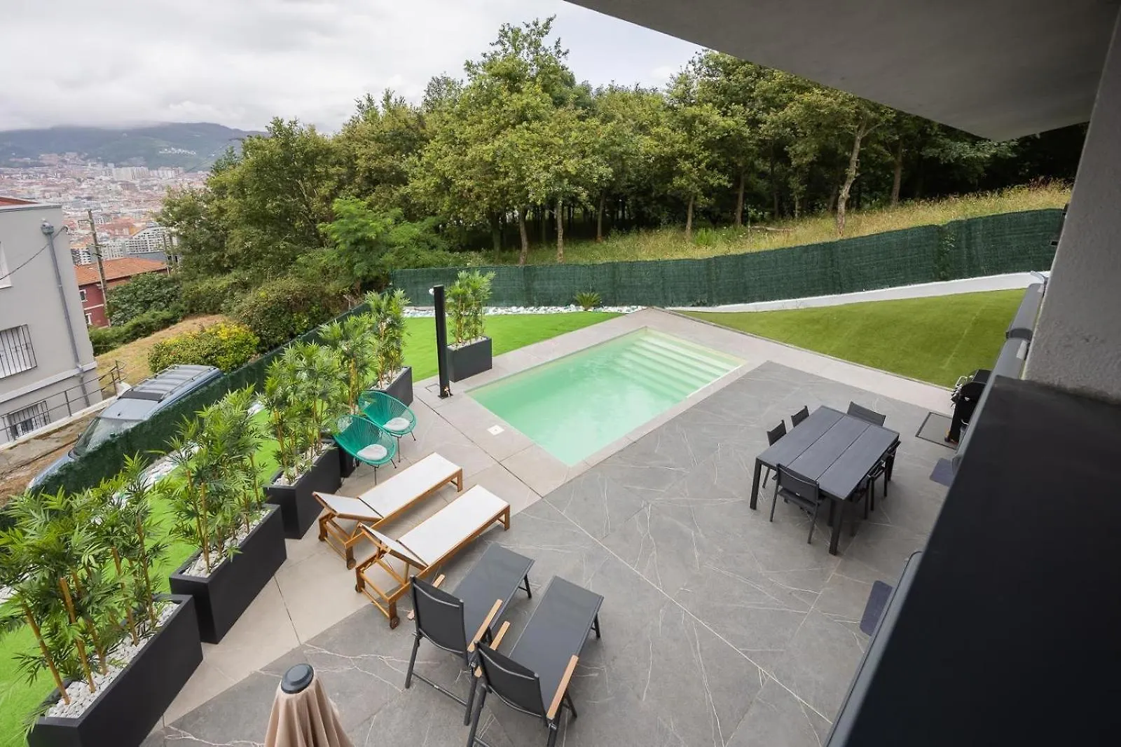 House With Pool And Panoramic View Of Bilbao Villa
